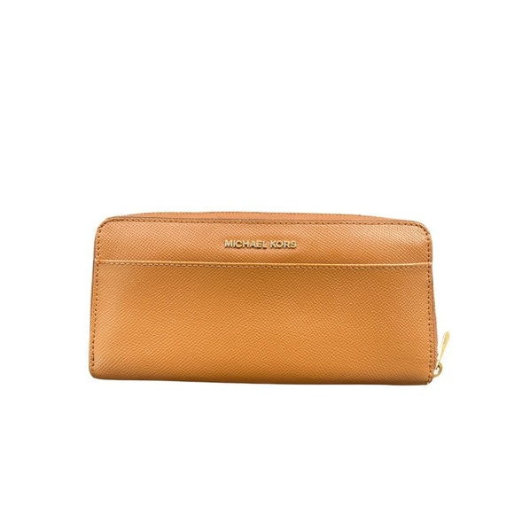 Michael Kors Handbags - Michael Kors Tan Saffiano Leather Wallet